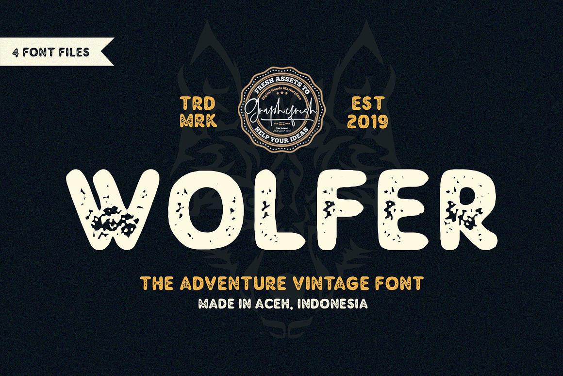 Wolfer | The Adventure Vintage Font Free Download