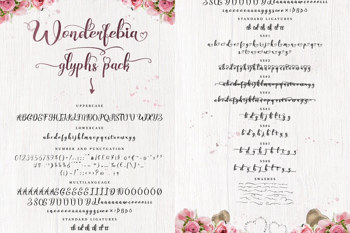 Wonderfebia - Script Wedding Font Free Download