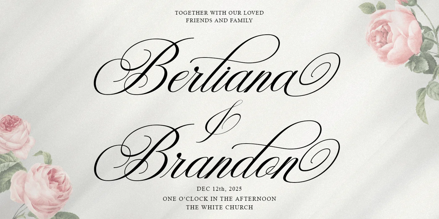 Wonderful Script Font