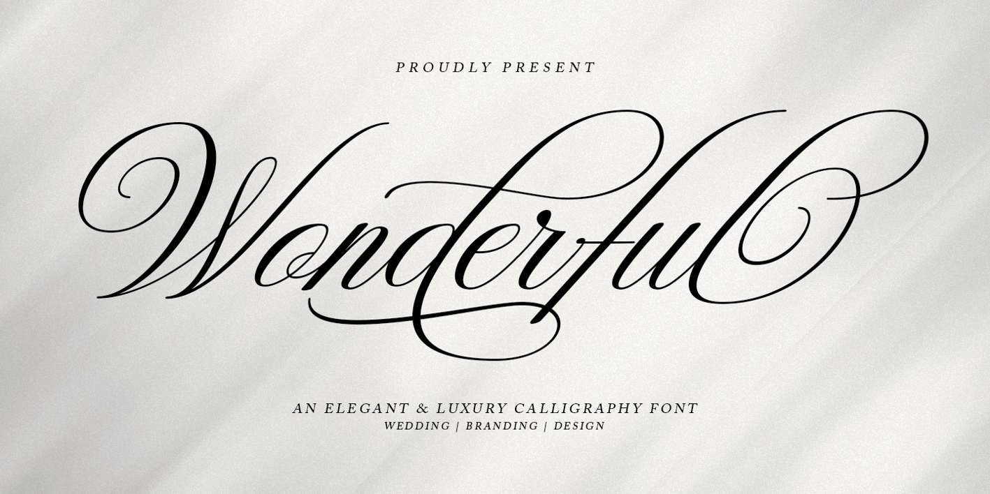 Wonderful Script Font Free Download