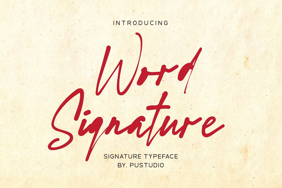 Word Signature Free Download Free Download