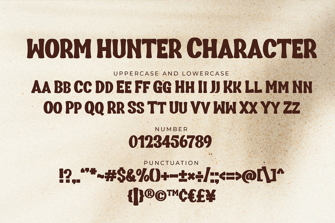 Worm Hunter Bold Display Font Free Download