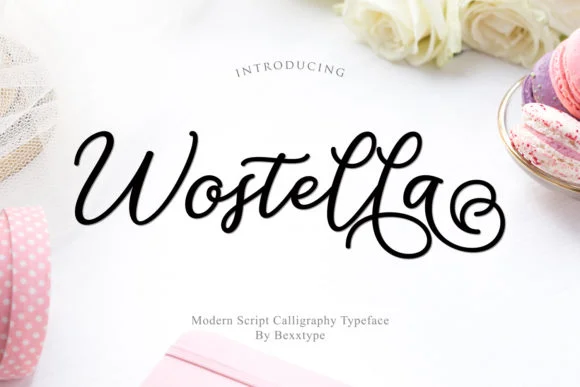Wostella Script Font Free Download
