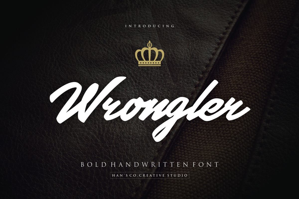 Wrongler Handwritten Font! Free Download Free Download