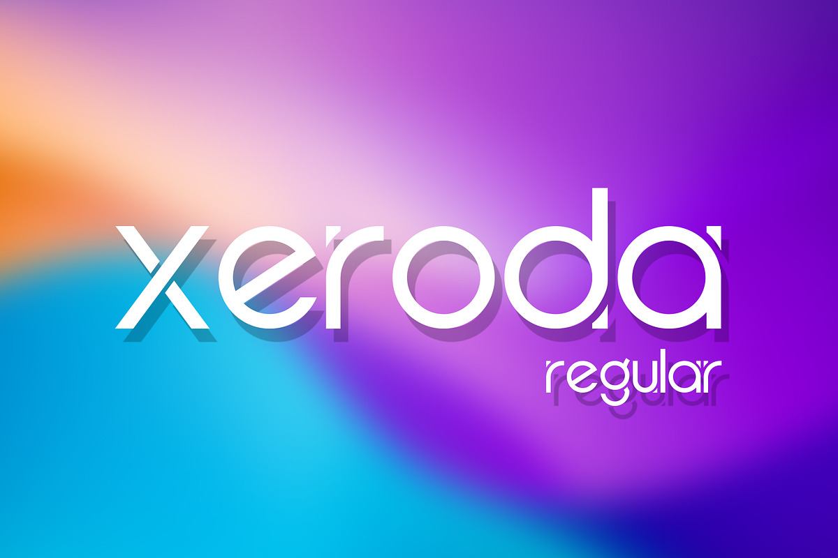 Xeroda Regular | Sans Serif Typeface Free Download Free Download