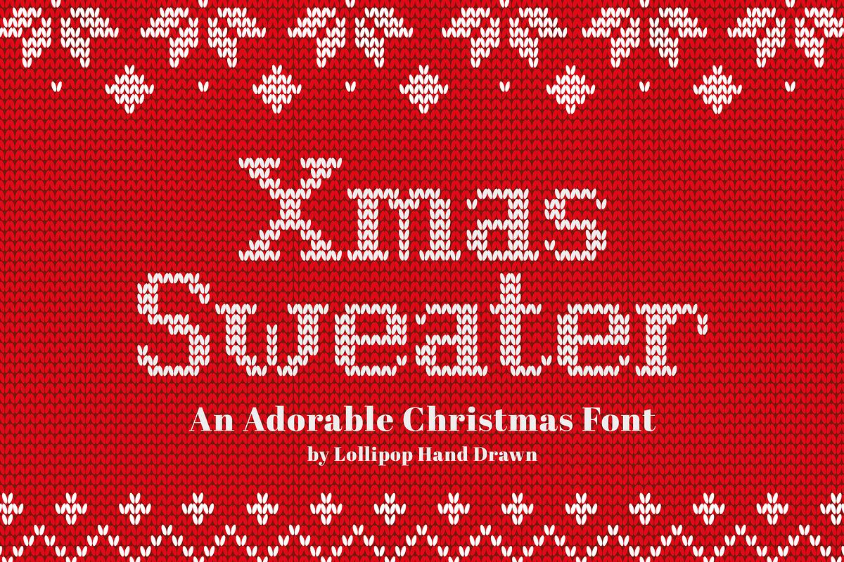 Xmas Sweater Font Free Download Free Download