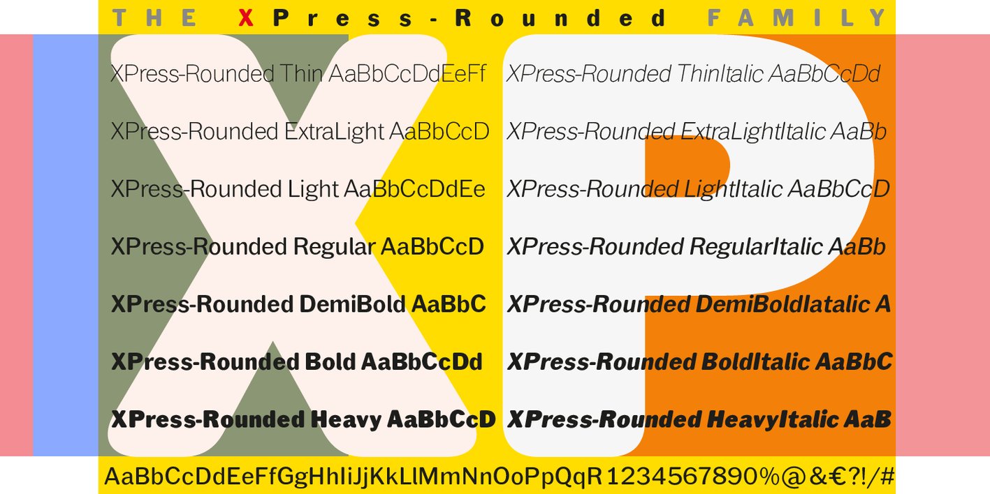 XPress Rounded Font Free Download