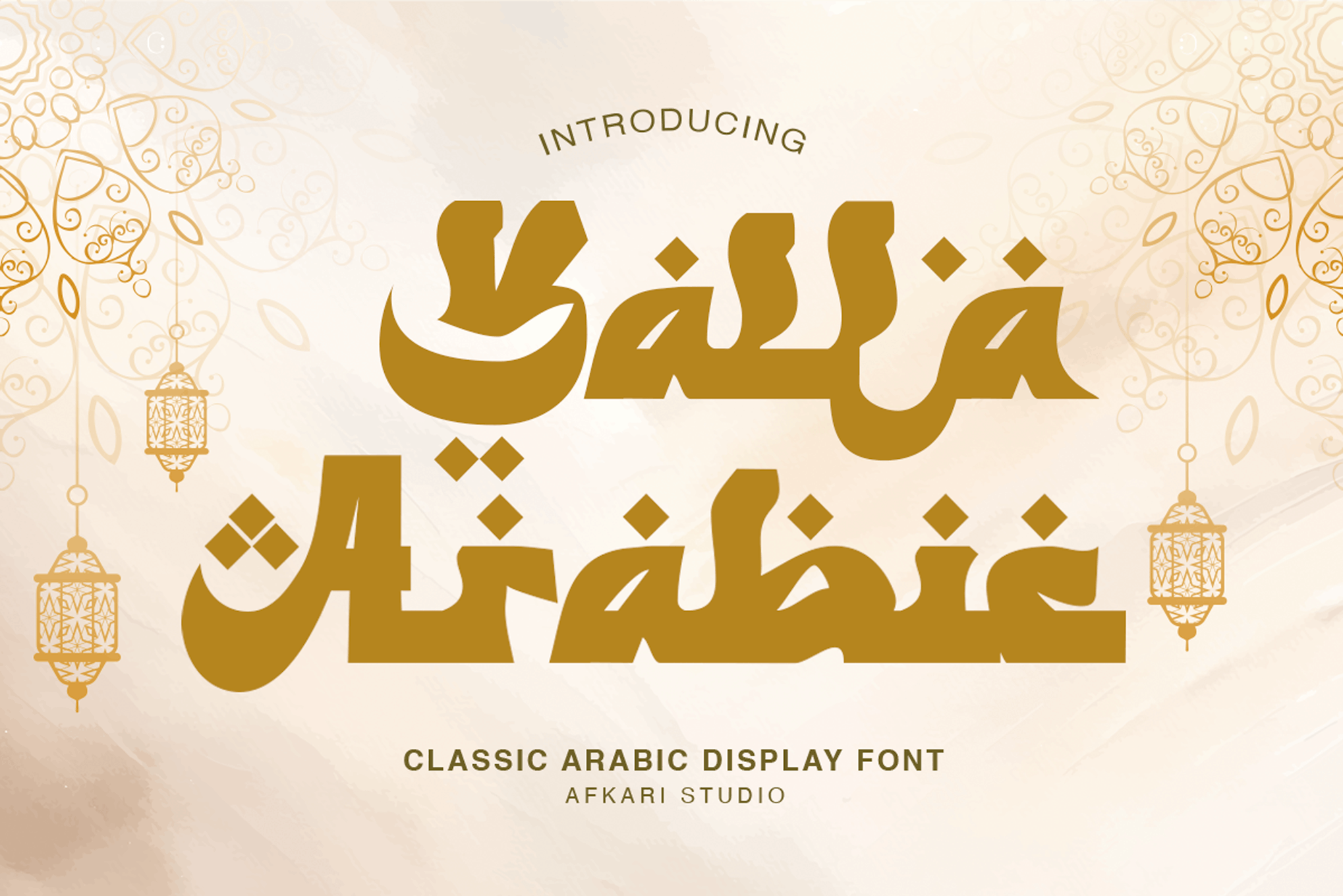 Yalla Arabic - Classic Arabic Display Font Free Download