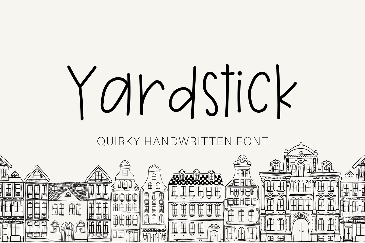 Yardstick Fun and Quirky Font Free Download Free Download