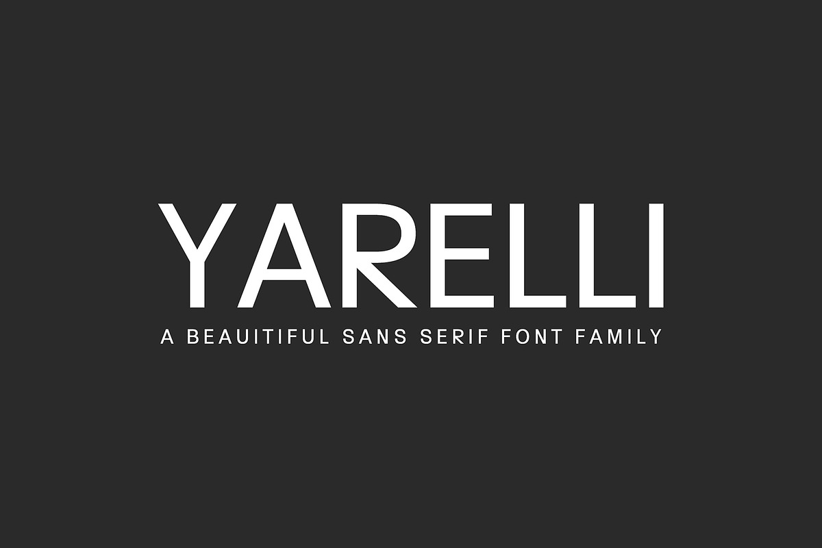 Yarelli Sans Serif Font Family Free Download