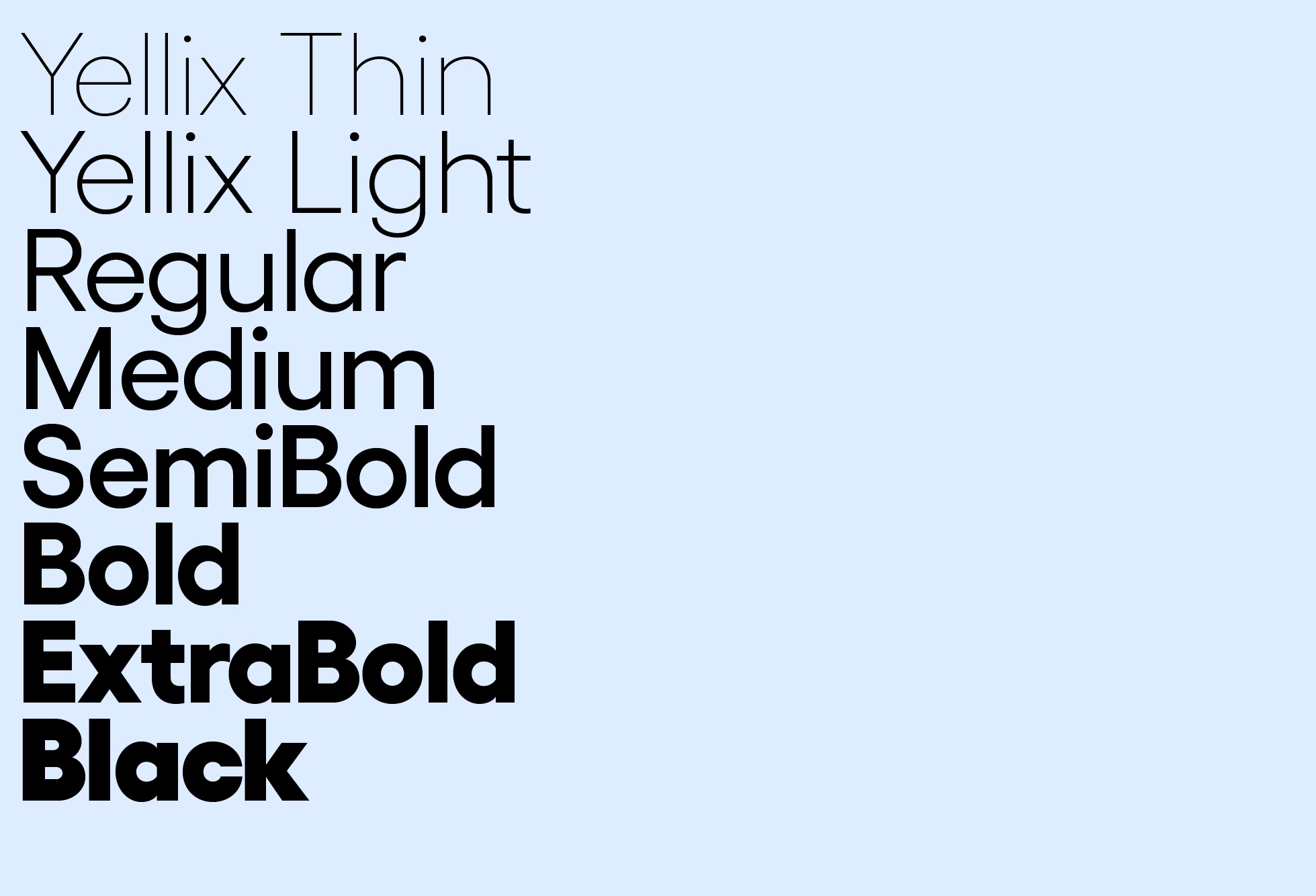 Yellix Font Free Download