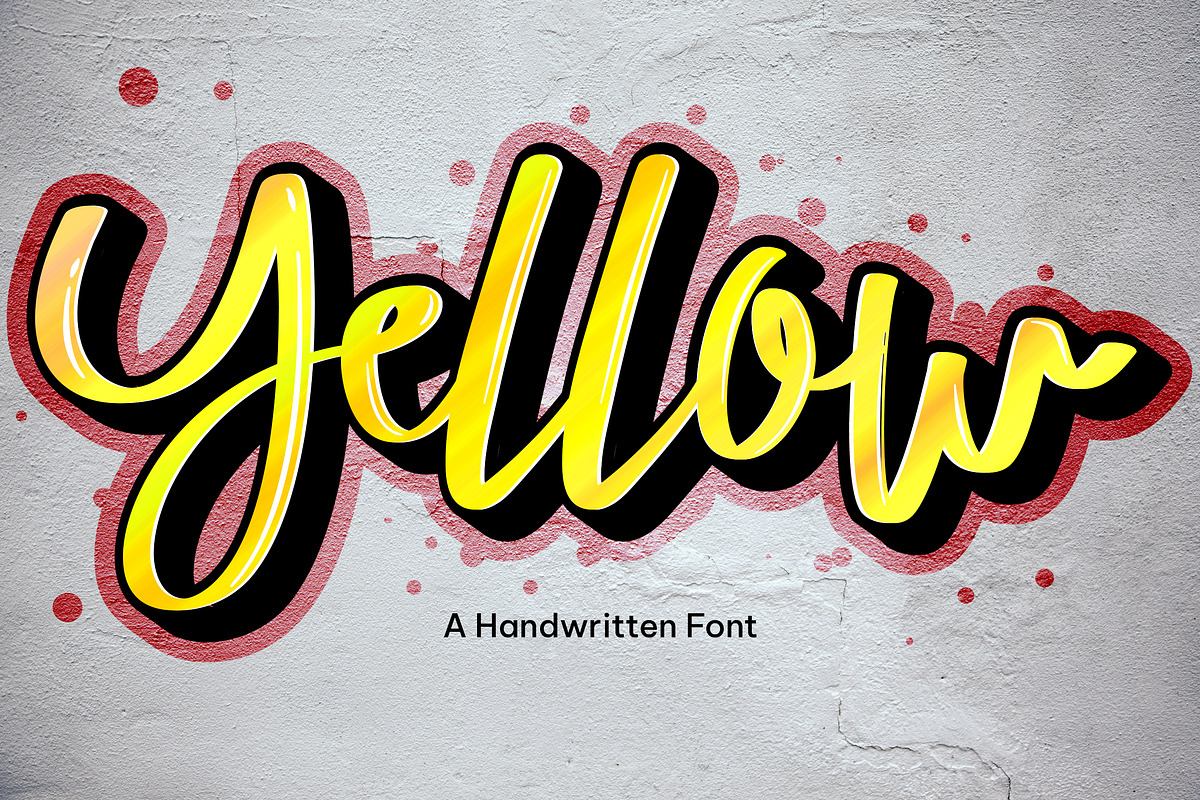 Yellow font Free Download Free Download