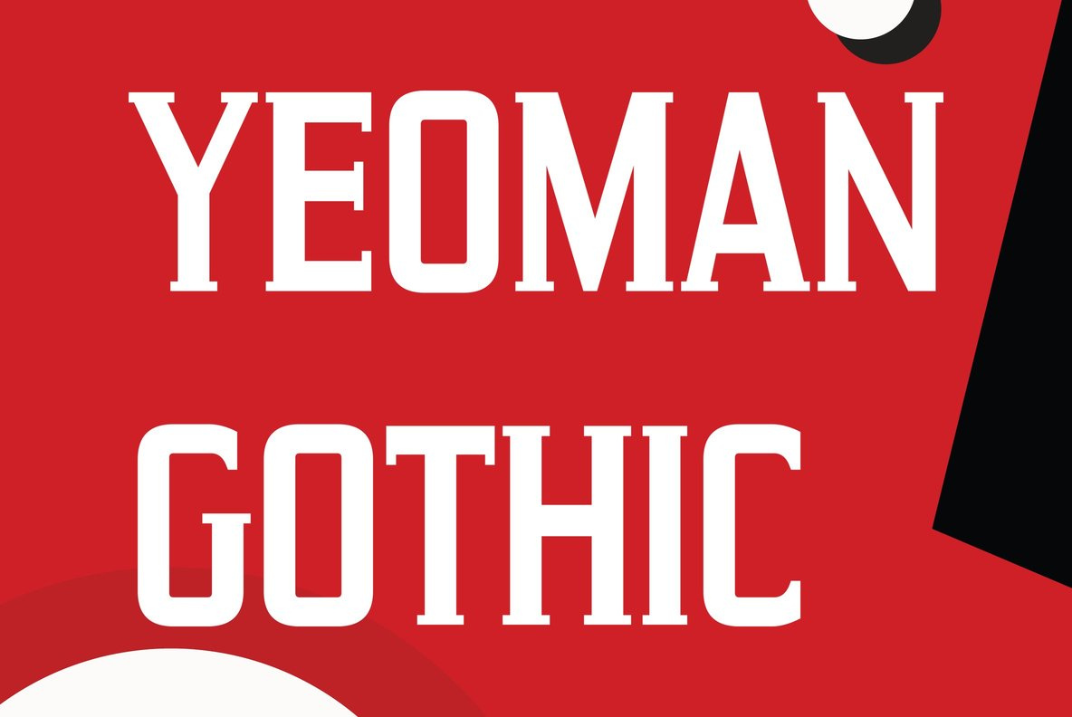 Yeoman Gothic RR Font Free Download