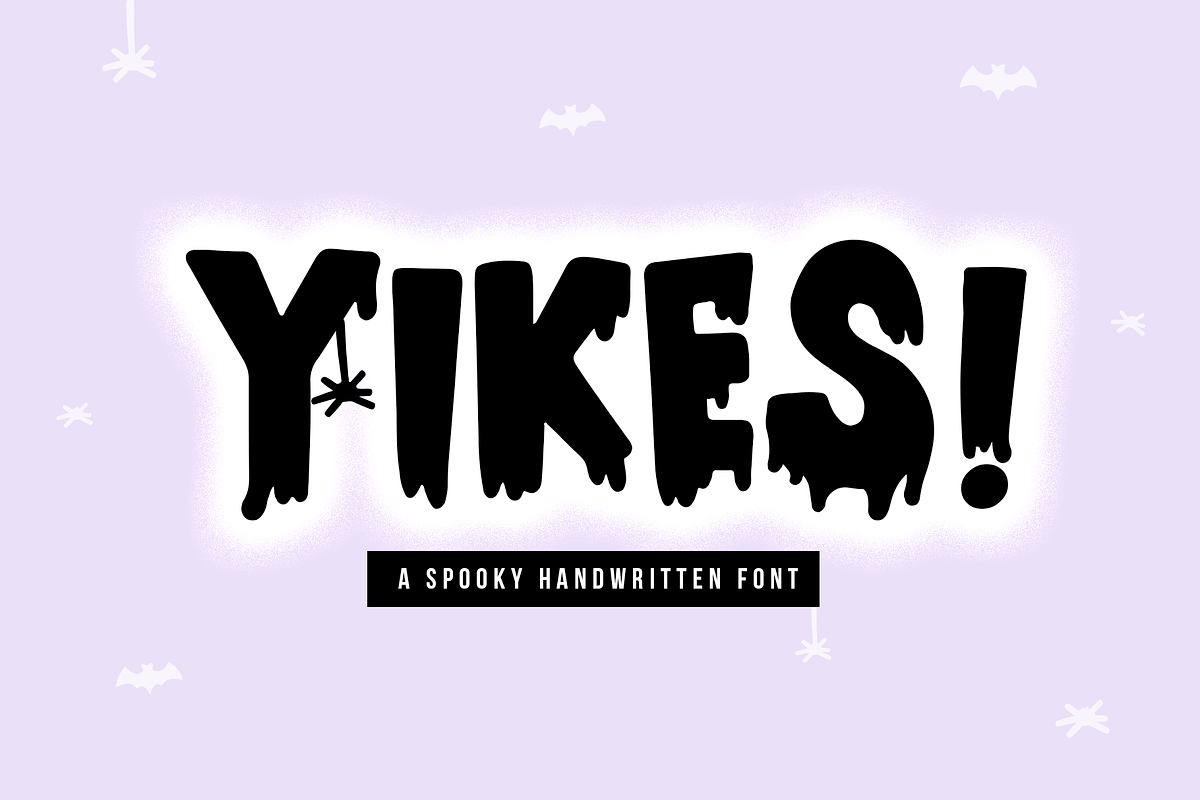 Yikes | Dripping Halloween Font Free Download Free Download