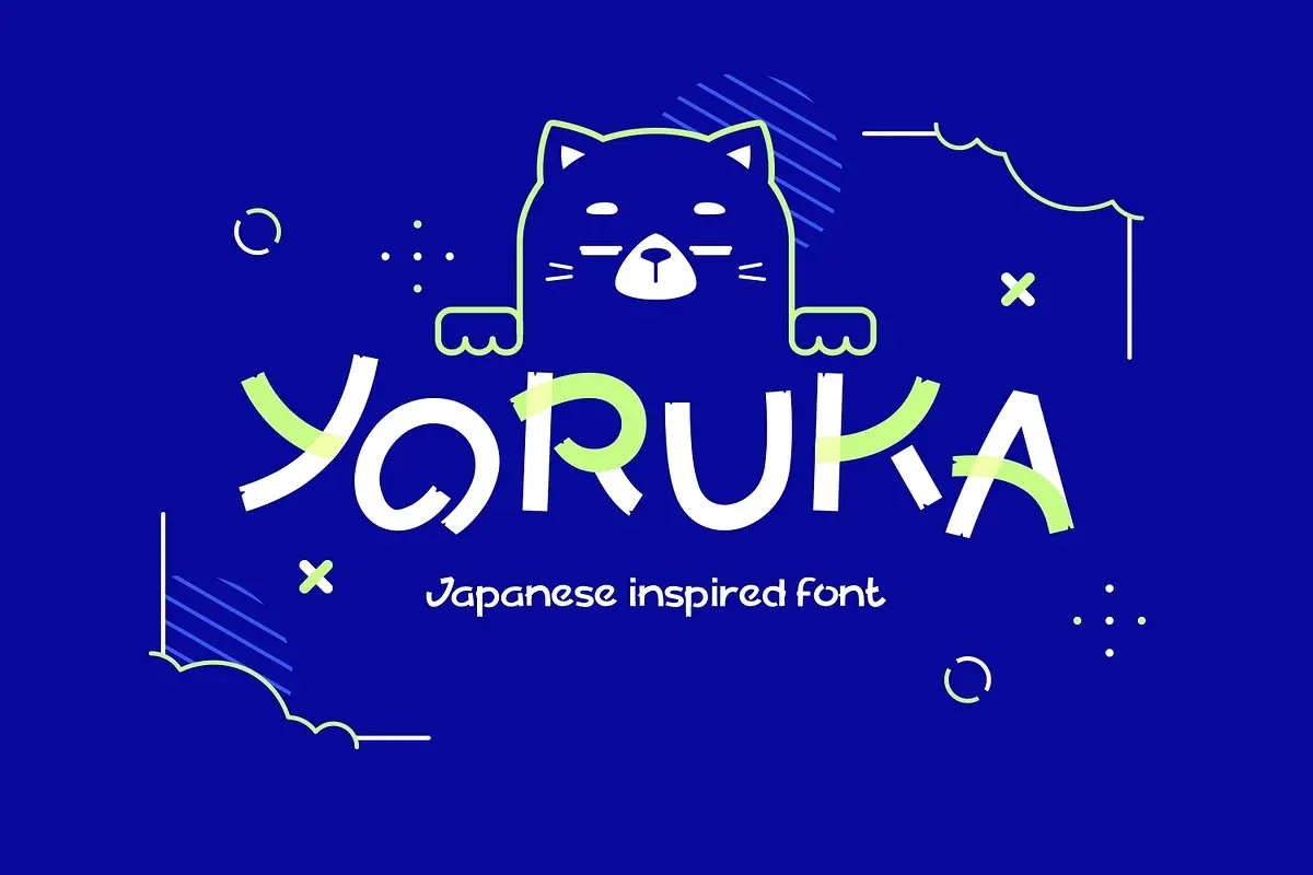 Yoruka - Faux Japanese Fonts Free Download Free Download