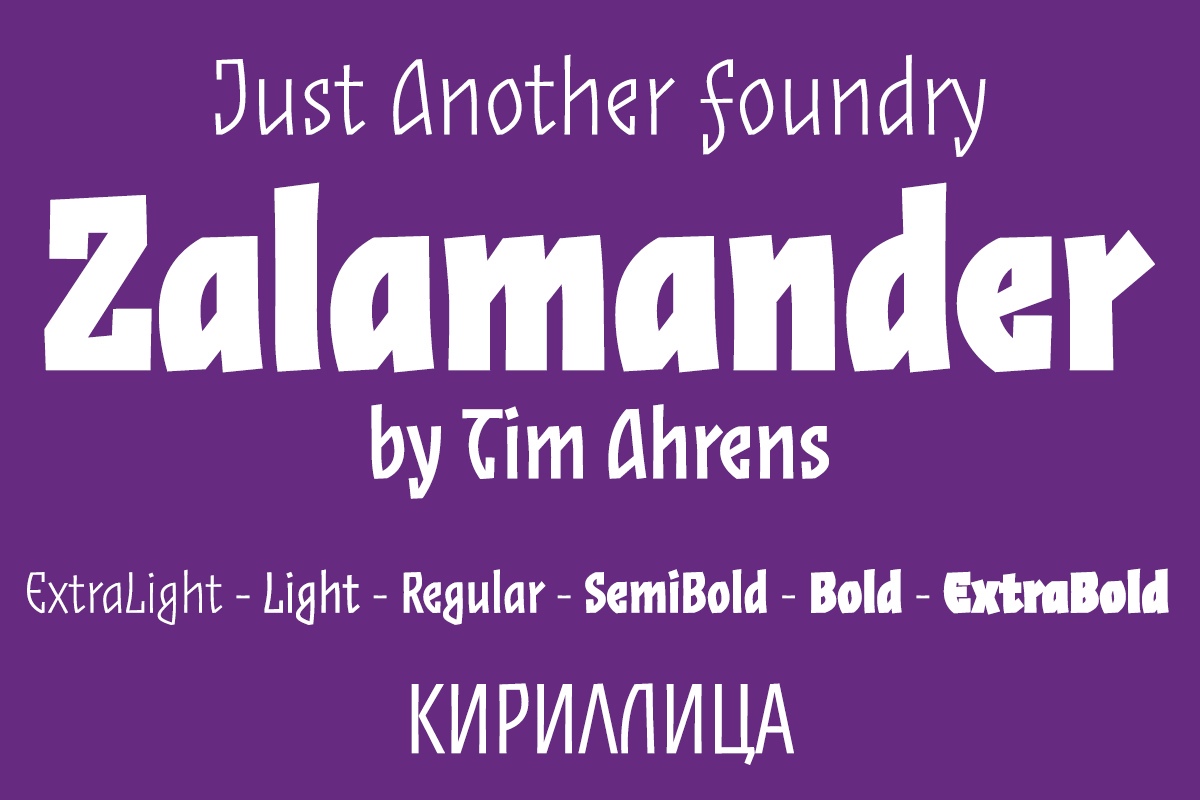 Zalamander Font Free Download