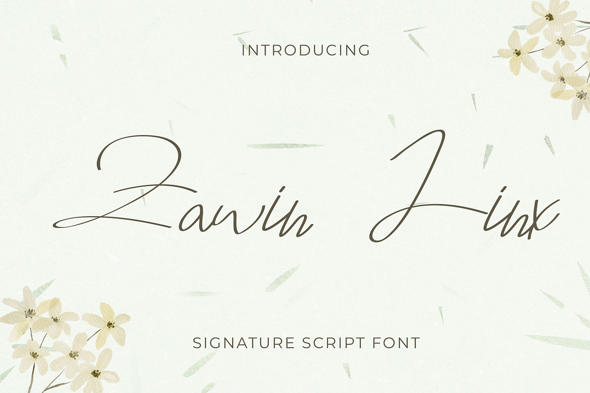 Zawin Linx Signature Script Font Free Download Free Download