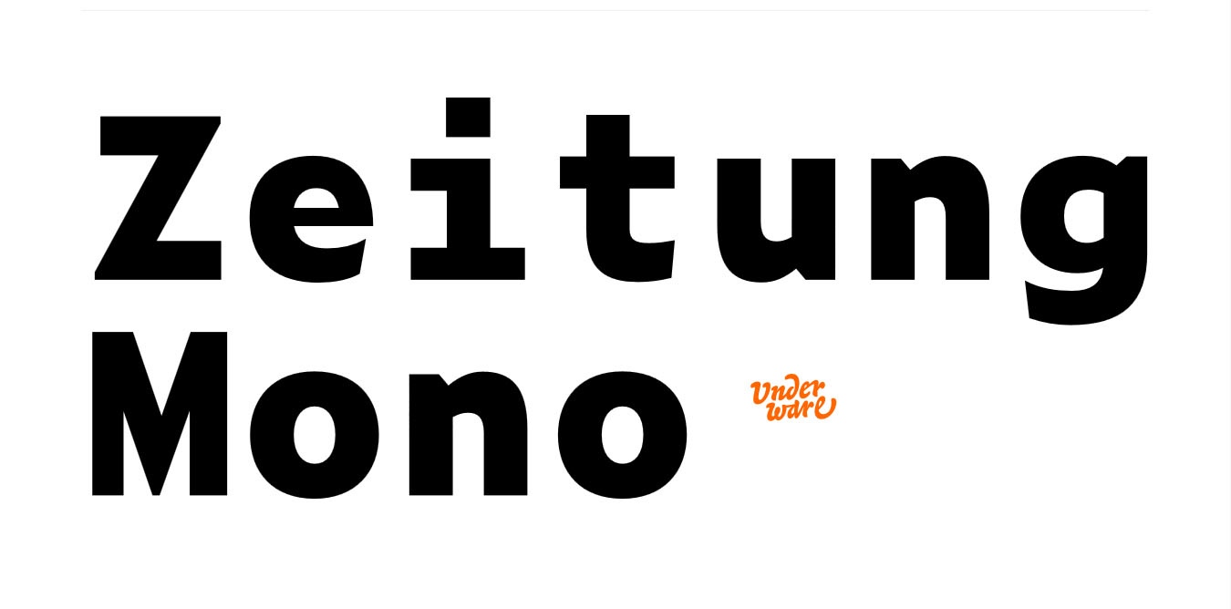 Zeitung Mono Pro Font Free Download