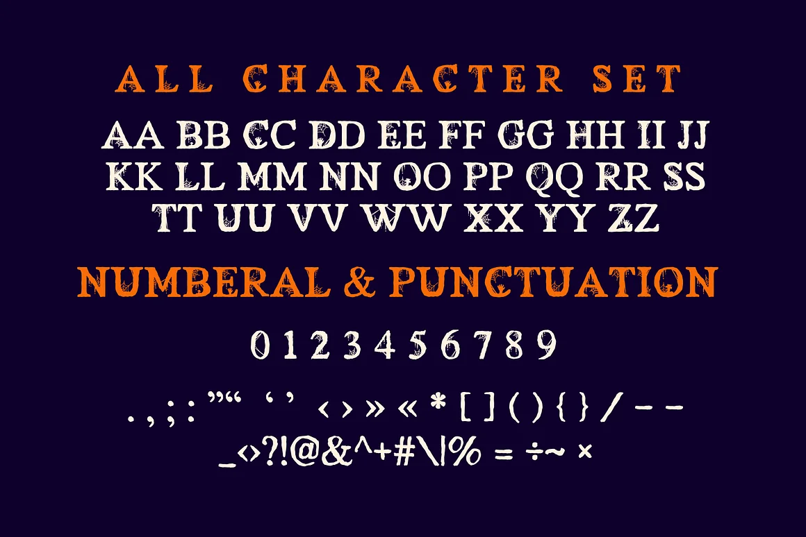 Zombie Club is a Halloween Font