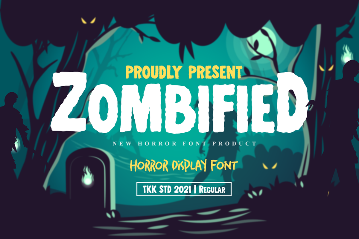 Zombified - Horror Font Free Download Free Download