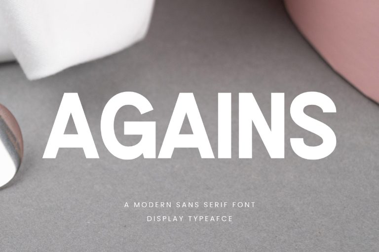 Agains font