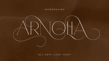 Arnolia font