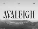 Avaleigh Font Free Download