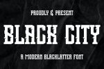 Black City font