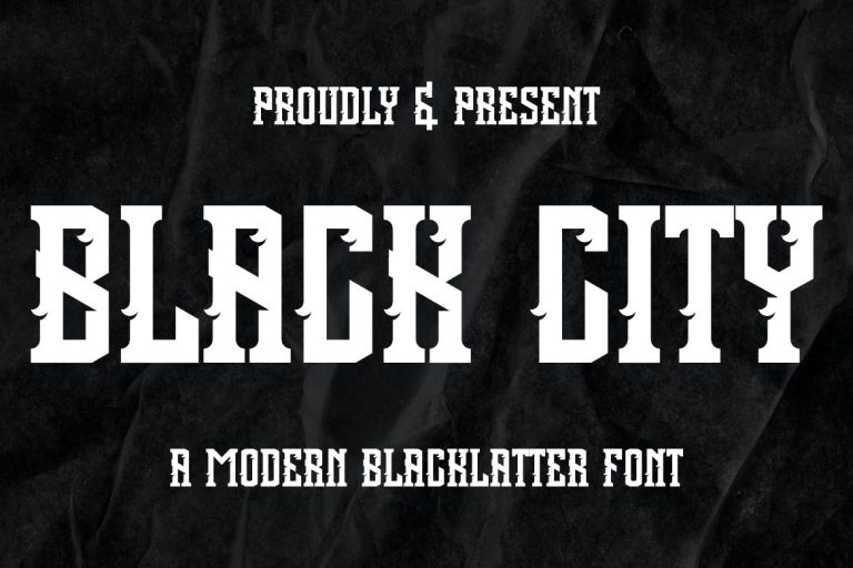 Black City font