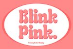 Blink Ping font