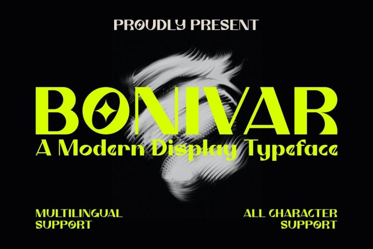 Bonivar font