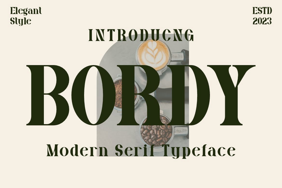 Bordy font