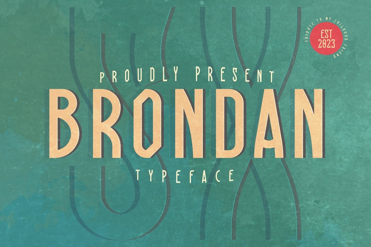 Brondan SX font