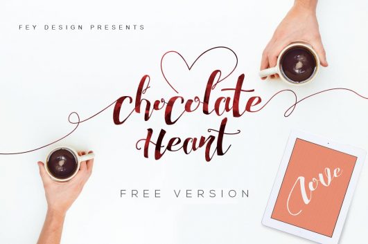Chocolate Heart Font Free Download