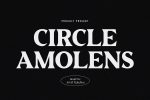 Circle Amolens Font Free Download