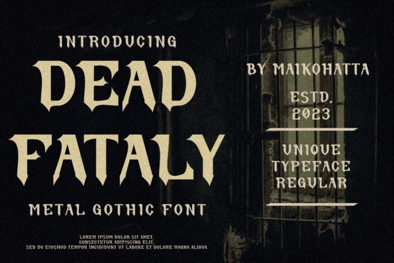 Dead Fataly font