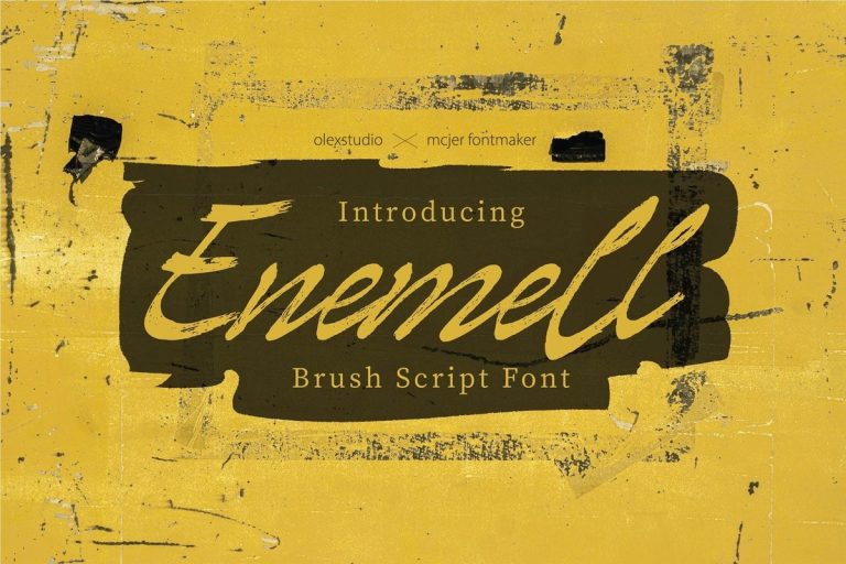 Enemell font