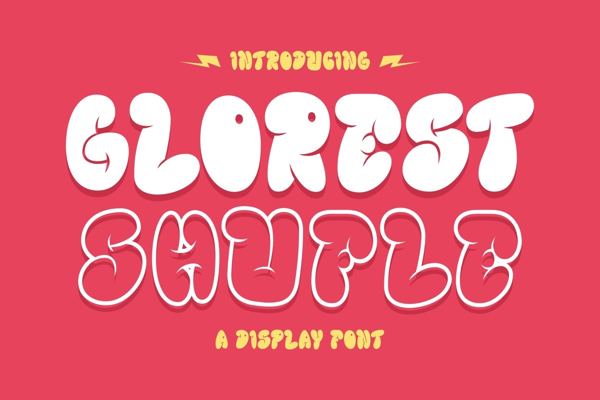 Glorest Shufle font