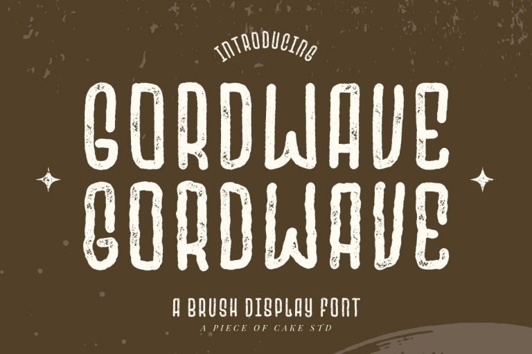 Gordwave font