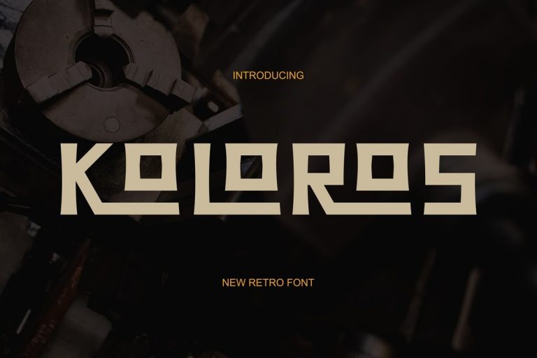 Koloros font