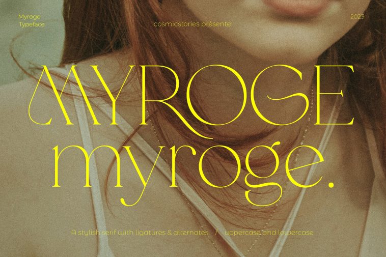 MYROGE elegant & stylish serif Font Free Download