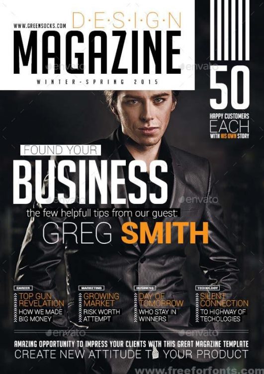Magazine Template Free Download Free Download