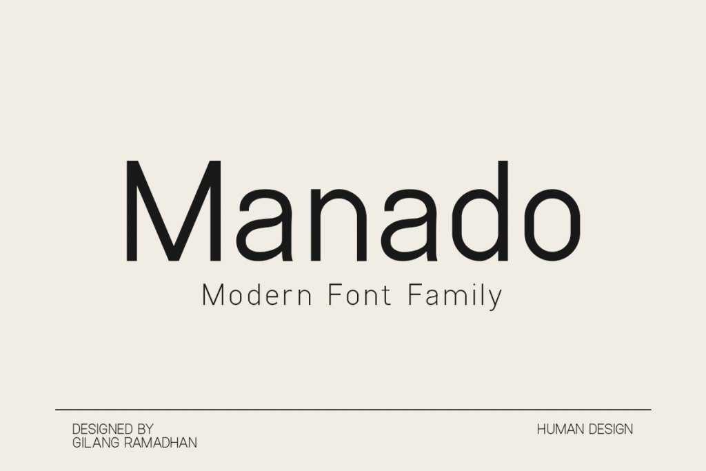 Manado Font Free Download