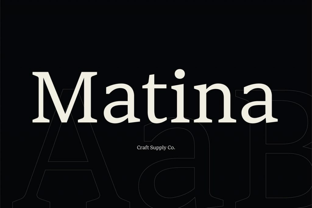 Matina Font Free Download