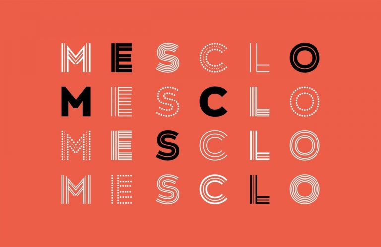 Mesclo font family