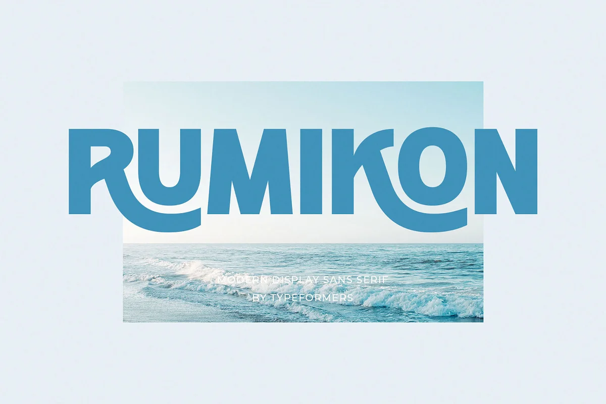 Rumikon - Modern Display Sans Serif Font Free Download