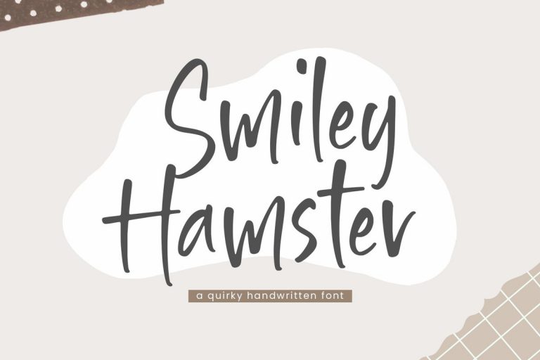 Smiley Hamster font