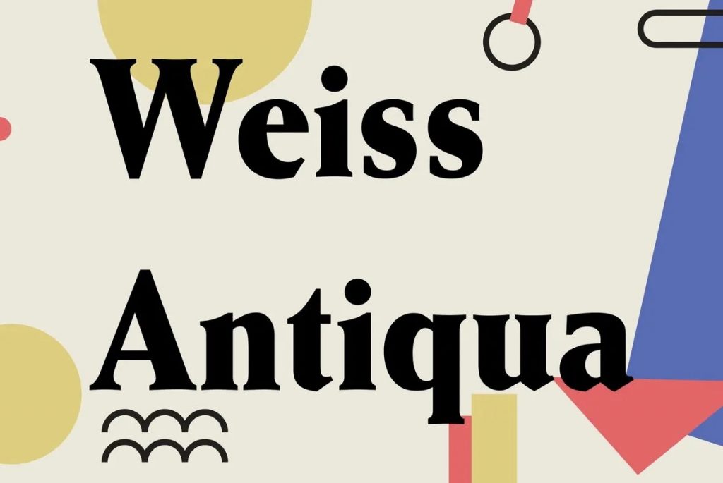 Weiss Antiqua Font Free Download